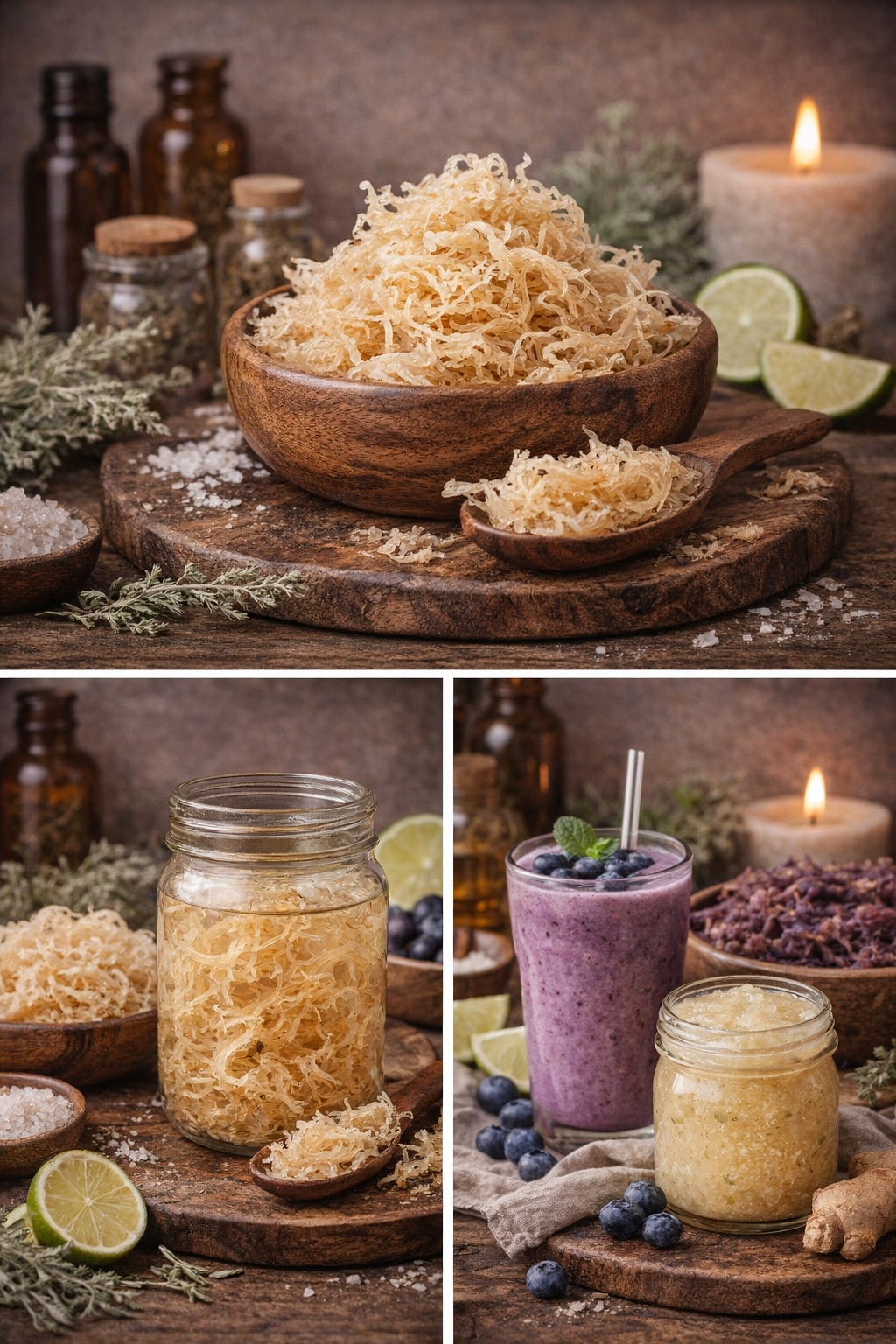 Wildcrafted Gold Sea Moss (Raw) – 92 Minerals, Immune & Gut Support