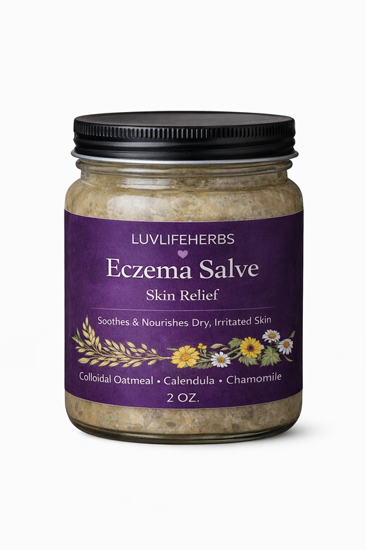 Eczema Relief Salve | Natural Skin Soothing Cream for Dry & Irritated Skin