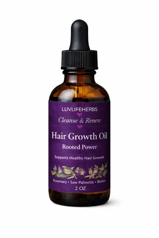 Hair Growth Oil for Thicker Hair | Herbal Scalp Treatment with Rosemary & Botanicals