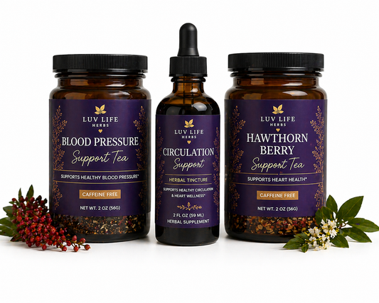 Heart & Circulation Support Bundle | Herbal Wellness for Blood Flow, Balance & Vitality